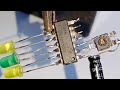 How to make a simple CD 4047bd ic triple face led lights filp flop #video