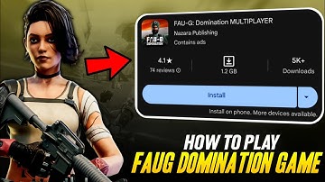 Faug domination close beta 🤯 how to play Faug domination | faug domination download link