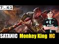SATANIC Monkey King HC 7 41 DOTA 2 HIGHEST MMR MATCH Dota2gameplay Dota2 Dota2gameplay 