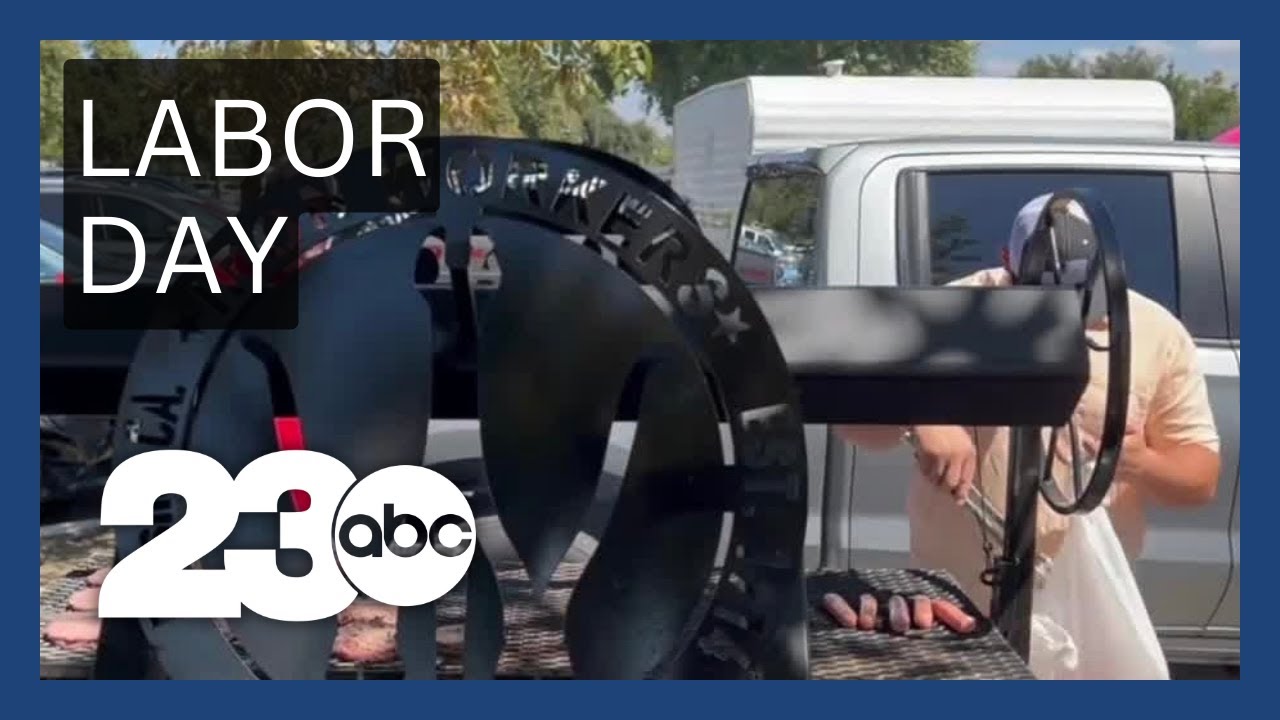 Kern County community members celebrate Labor Day - YouTube
