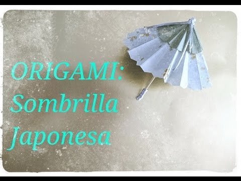 Ordenador portátil candidato Peladura Sombrilla Japonesa de Papel de Origami - YouTube