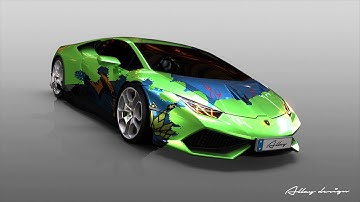 3D Modelling showreel (Lamborghini huracan)
