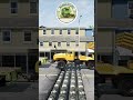 BeamNG Truck Eps. 40 WOBBLY HAUL: Red Tanker Tows Blue Log Trailer Over Steep Ramp!