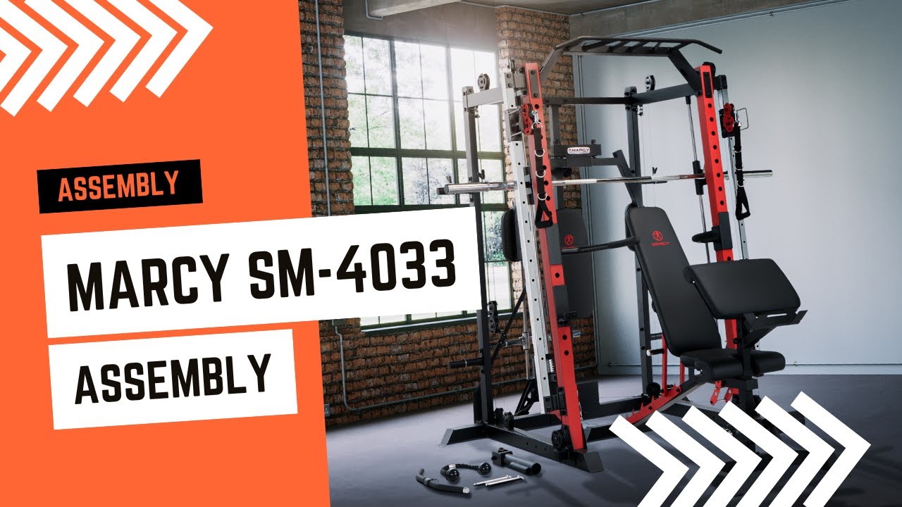 Marcy SM-4033 Smith Machine Cage System Assembly Guide