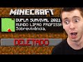 MEU MUNDO DO MINECRAFT foi DELETADO!!! - Minecraft DUPLA SURVIVAL #288