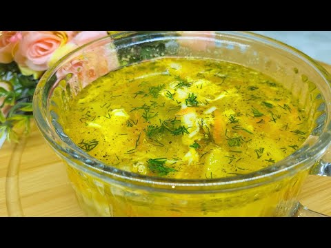 СУПЧИК ИЗ ДЕТСТВА! БЫСТРЫЙ Ужин. Самый Простой куриный суп - аппетитно и сытно!