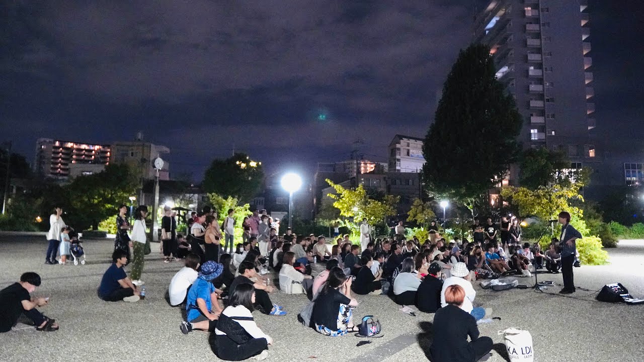 【 きゃない 】男性目線・女性目線で描いた小説のようなオリジナル曲セットリスト【47都道府県おまコレ全部生身でツアー】岐阜県 /岐阜駅  清水緑地 2024.9.16(19/47×1日目)