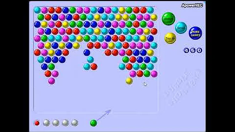 Como pontuar no Bubble Shooter?