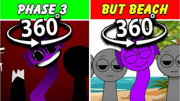 360° VR Incredibox Sprunki: Sprunki Phase 3 But Beach Edition (New Mod)