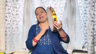 Jhande kaa rang laal || mata bhajan || Usha Pathak #trending #viralvideo #bhajan