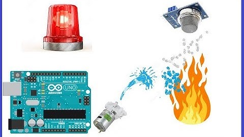 Sensor de incêndio e combate com Arduíno