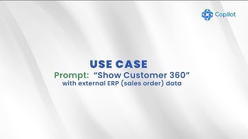 CRM AI Copilot Use Case | Achieving True Customer 360 With External ERP Data