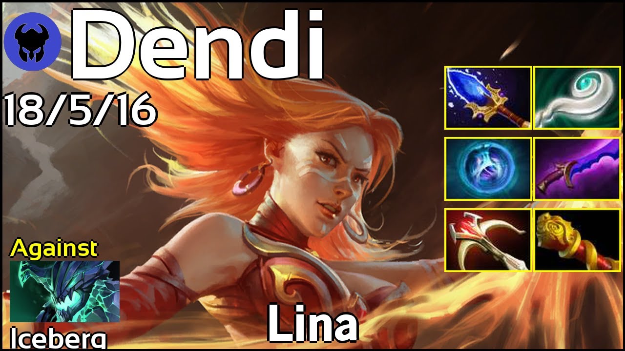 Dendi Dts Plays Lina Dota 2 720