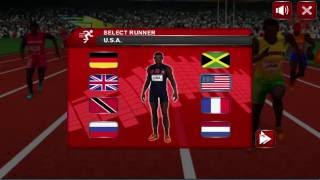 100 meter race-(Fighting Games) screenshot 2