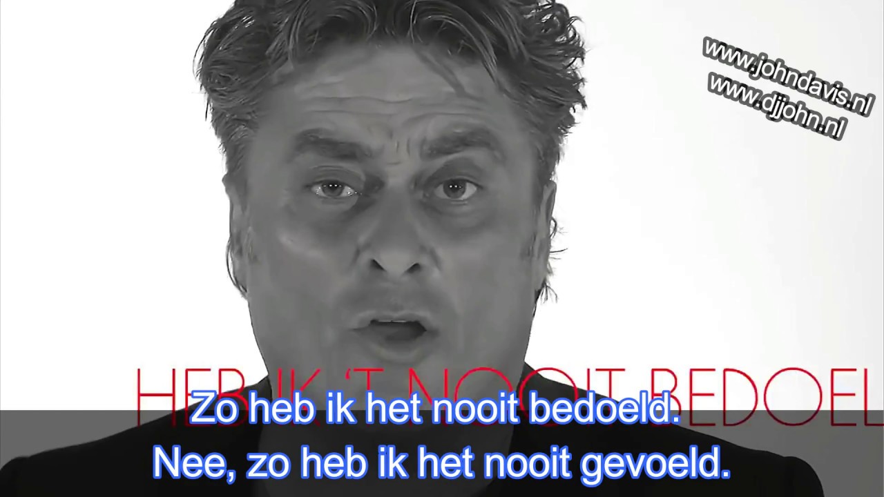 KARAOKE - ZO HAD IK HET NOOIT BEDOELD - ROB VAN DAAL [HD]