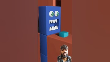 on action #3danimation  #horrorshow #loops #cuboidmonster3d #shorts #kids