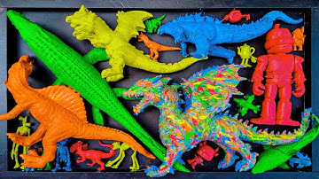 Dinosaurus Jurassic World Dominion: T-rex, Brachiosaurus, Superman, King Kong, Godzilla, Skibidi