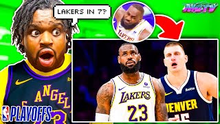 Lakers Fan Reacts To NUGGETS at LAKERS | FULL GAME 4 HIGHLIGHTS | April 27, 2024 #lakers #nuggets