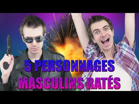 5 PERSONNAGES MASCULINS RATÉS