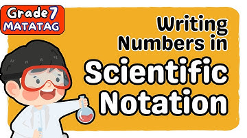 WRITING NUMBERS IN SCIENTIFIC NOTATION (4th) FOURTH QUARTER GRADE 7 MATATAG TAGALOG MATH TUTORIAL