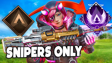 Solo Bronze to Masters | Snipers Only Challenge Apex Legends