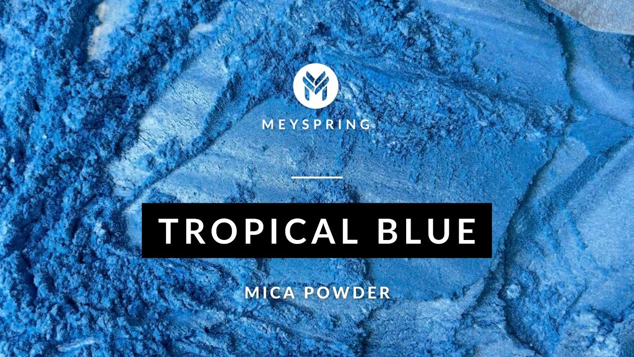 MEYSPRING Tropical Blue Mica Powder for Epoxy Resin - Dazzling Seascapes,  UV Resin, & River Tables! 