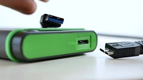 Data Cable with SSD and Blue USB Flash Drive | Stock Footage - Videohive