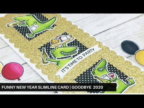 Create A Fun New Year Slimline Card