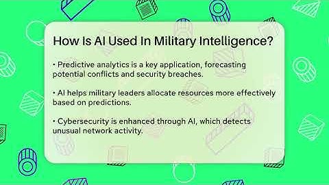 How Is AI Used In Military Intelligence? - Tactical Warfare Experts
