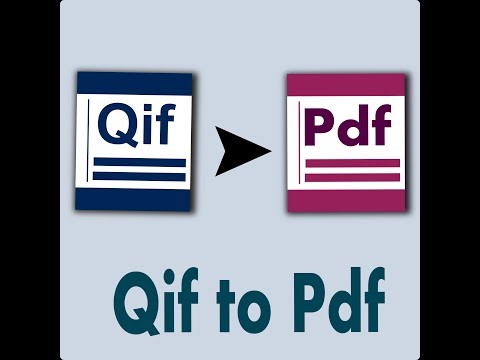 Qif to Pdf