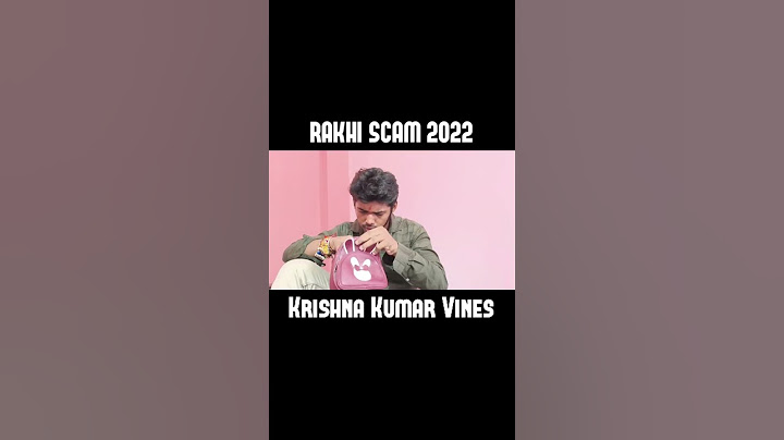 Rakhi Scam 2022 😂 #shorts #krishnakumarvines #rakshabandhan #2022 @YouTube