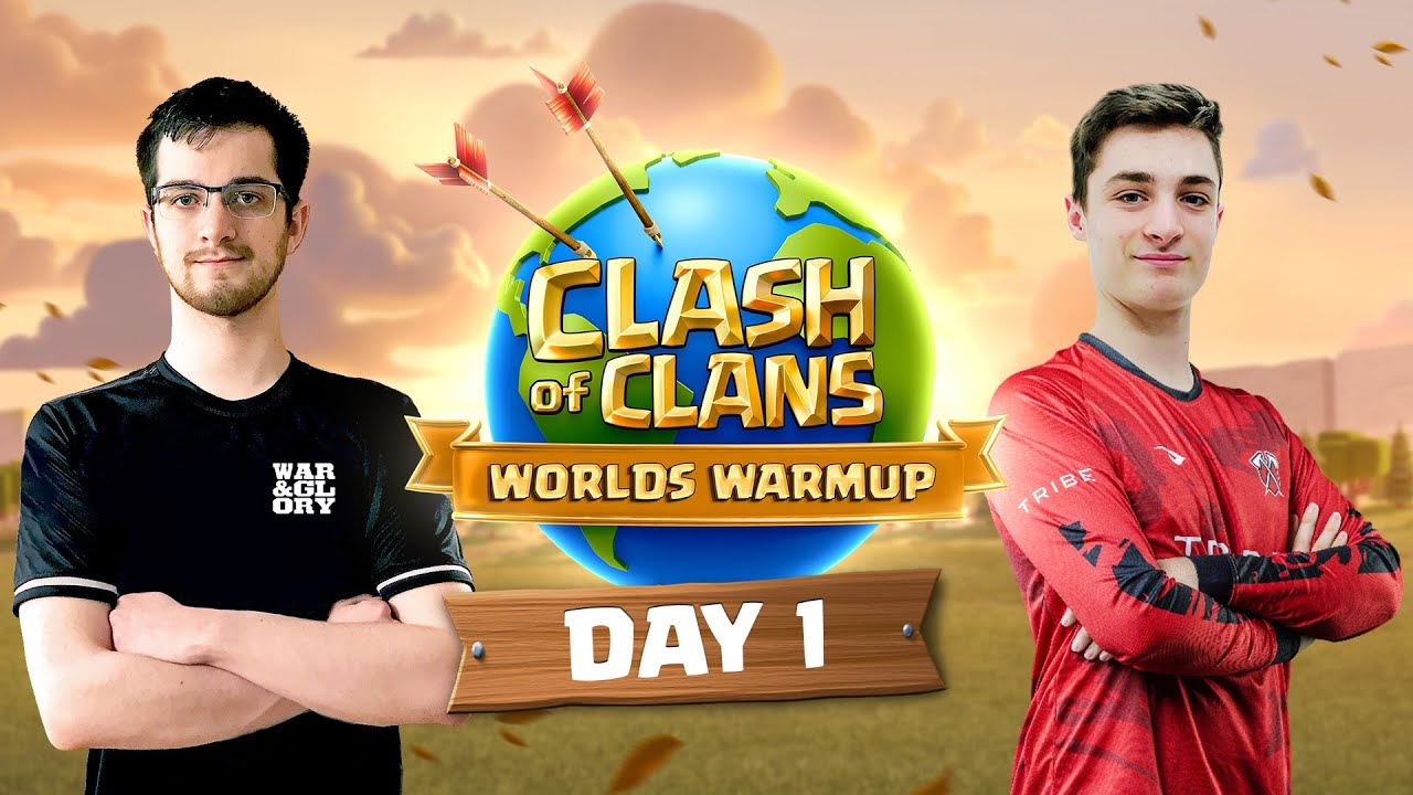 Worlds Warmup Day 1 Clash Of Clans Youtube