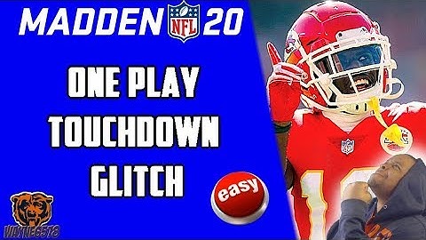 ONE PLAY TOUCHDOWN GLITCH MADDEN 20 - BEST OFFENSE TO RUN IN MADDEN 20 - USE IT EVEN IN THE REDZONE!