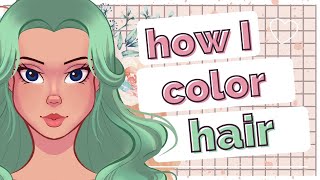 hair coloring tutorial