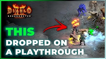 The Rarest Drop I Ever Got from Playthrough! - Diablo 2 Resurrected