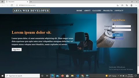 Registration And Login form Using PHP And MySQL Database in Hindi.