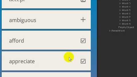 Unity3D, Game UI, NGUI Endless Infinite Circular Scroll View Test #2