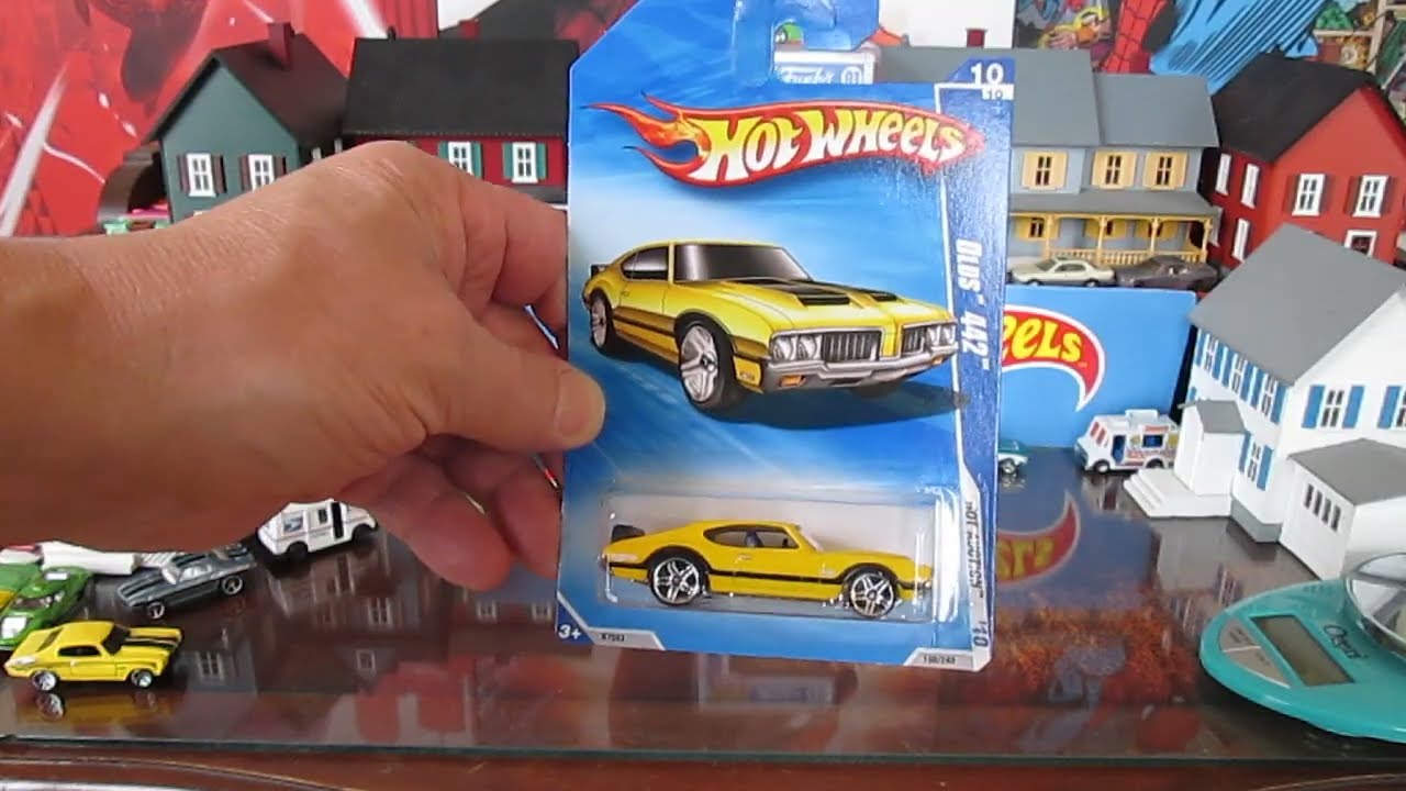 OLDS 442 - Hot Wheels Auction '10 - Toy Diecast Car Unboxing