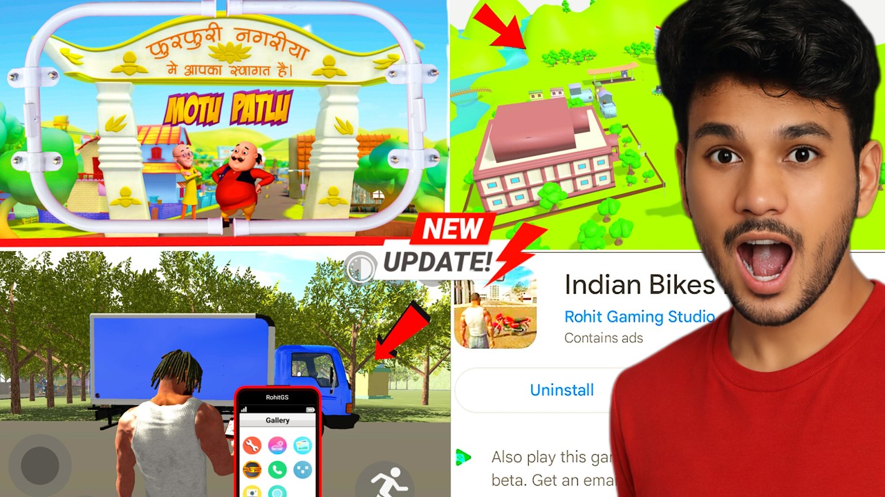 Indian Bikes Driving 3D Game All New  Cheat Codes Live Streem Gameplay | Day 045