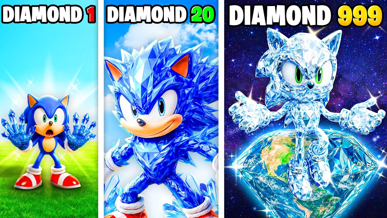 Level 1 to 1000 DIAMOND Sonic in GTA 5!