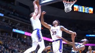 Alex Caruso Comes In For The Putback Dunk Lakers Vs Nuggets