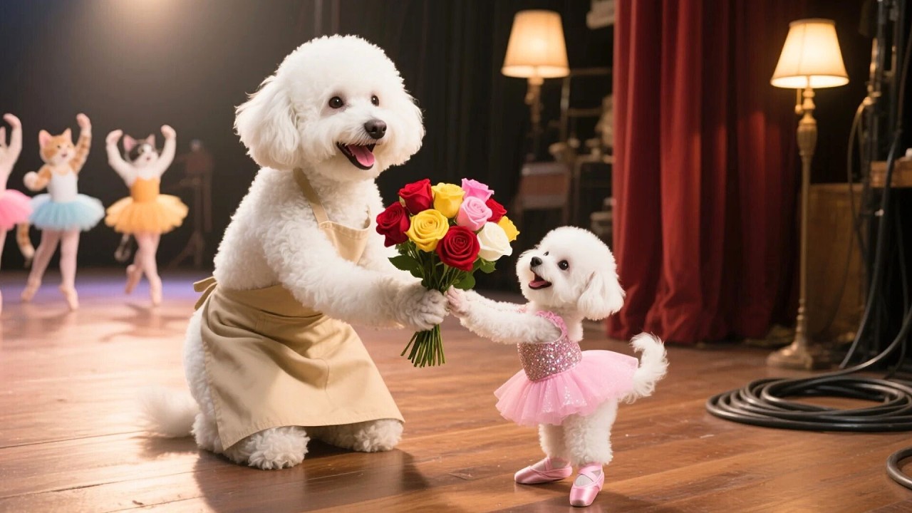 Baby Puppy Tries Ballet For The First Time 😳🩰 Mom Dog Proud Of The Performance