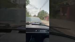 Lada Hood Flies Off While Driving Down the Street