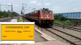 12842 Coromandel Express rips past Bir Shibpur