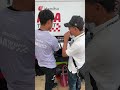 Former #MotoGP rider Nobby Ueda pays a lovely visit to the #AsiaTalentCup riders in Motegi 🤩🇯🇵