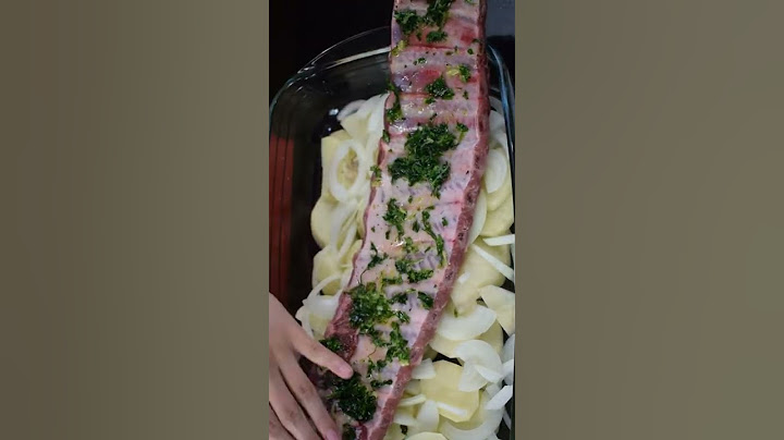 😋 COSTILLAR ASADO con majado de perejil y PATATAS