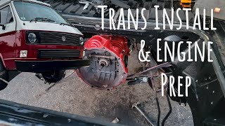Weekender Trans install & Engine prep