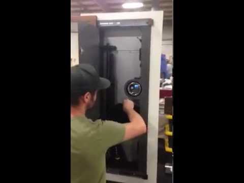 Recessed In Wall Rifle Vault With Biometric Lock Youtube