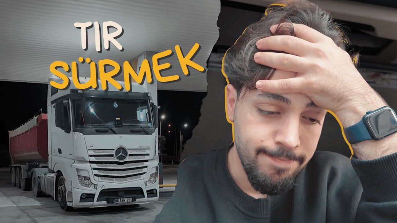 Babamın Yanında Tır Sürdüm 🚛, Minik Bir Kaza Tehlikesi | vlog