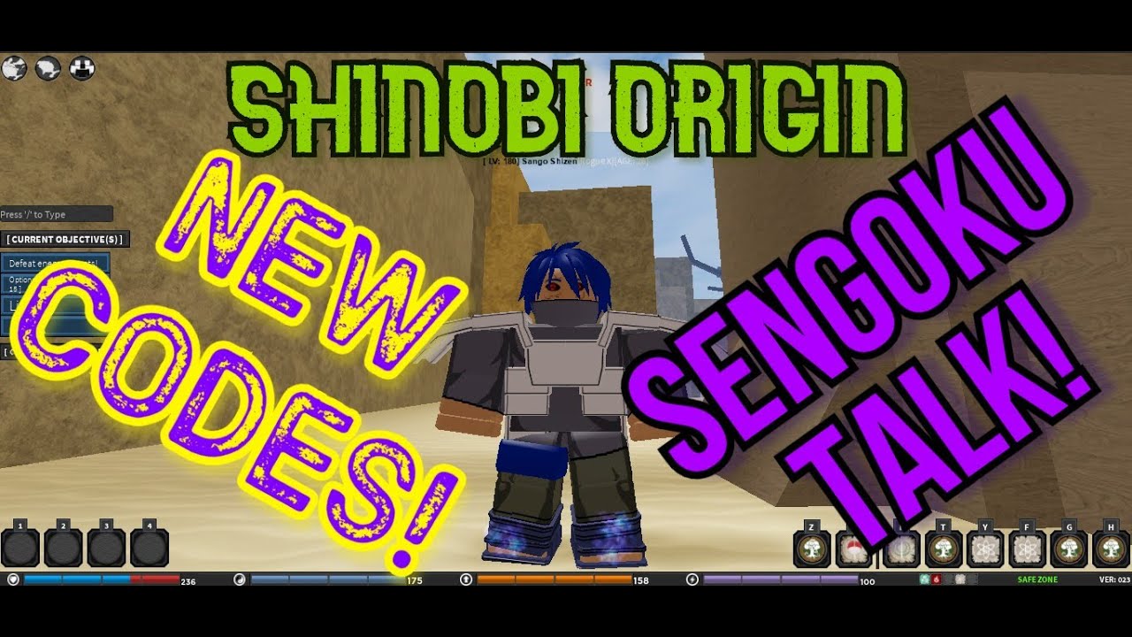 Shinobi Origin NEW CODES 6500 Talk On Sengoku Clan PINNED IN